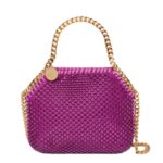 STELLA MCCARTNEY FALABELLA CRYSTAL MESH MINI TOTE BAG