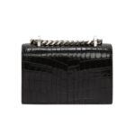 ALEXANDER MCQUEEN WOMANS MINI JEWELLED SATCHEL IN BLACK