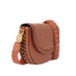 STELLA MCCARTNEY FRAYME MEDIUM FLAP SHOULDER BAG