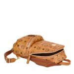 MCM AREN SLING BAG IN VISETOS COGNAC