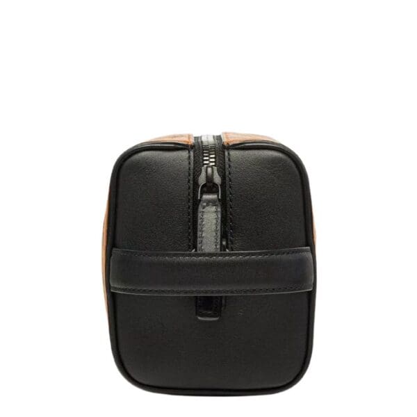 MCM OTTOMAR TOILETRY BAG IN VISETOS COGNAC
