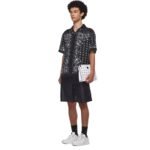 MCM AREN WRISTLET ZIP POUCH IN VISETOS WHITE