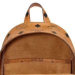 MCM STARK BACKPACK IN MAXI VISETOS COGNAC