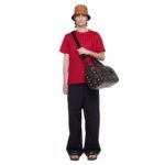 MCM OTTOMAR WEEKENDER BAG IN MAXI VISETOS BLACK