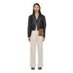 MCM MINI HIMMEL CROSSBODY POUCH IN LAURETOS COGNAC