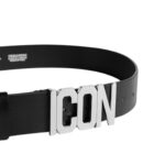 DSQUARED2 BE ICON PLAQUE BELT