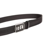 DSQUARED2 BE ICON PLAQUE BELT