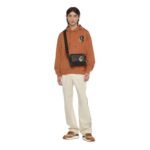 MCM X BAPE AREN CROSSBODY IN VISETOS BLACK