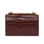 ALEXANDER MCQUEEN WOMANS MINI JEWELLED SATCHEL IN MADDER