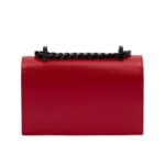 ALEXANDER MCQUEEN WOMANS MINI JEWELLED SATCHEL IN WELSH RED