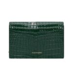 ALEXANDER MCQUEEN WOMANS SMALL SKULL IN EMERALD