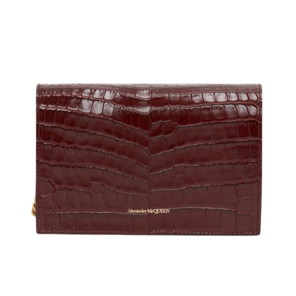 ALEXANDER MCQUEEN WOMANS SMALL SKULL IN RED