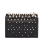 ALEXANDER MCQUEEN WOMANS STUDDED MICRO JEWELLED IN BLACK