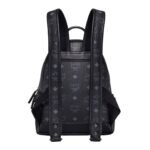 MCM MINI STARK SIDE STUDS BACKPACK IN VISETOS BLACK