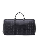 MCM OTTOMAR WEEKENDER BAG IN VISETOS BLACK