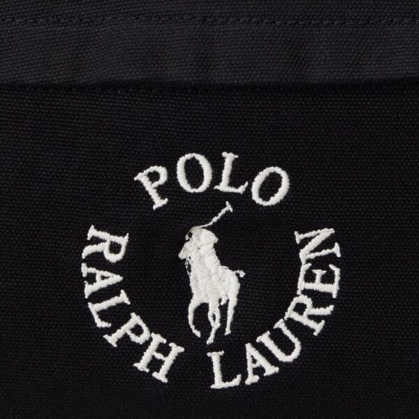 RALPH LAUREN LOGO-EMBROIDERED CANVAS BACKPACK