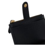 STELLA MCCARTNEY LOGO GRAINY ALTER MAT ZIP CARDHOLDER