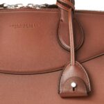 RALPH LAUREN VOYAGER BURNISHED CALFSKIN DUFFEL