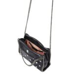 STELLA MCCARTNEY LOGO GRAINY ALTER MAT ZIP CARDHOLDER