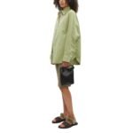 LA GARCONNE DRIES VAN NOTEN CRISP LEATHER BAG BLACK
