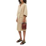 LA GARCONNE DRIES VAN NOTEN CRISP LEATHER BAG RUST