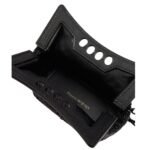 ALEXANDER MCQUEEN WOMENS THE MICRO PEAK BAG IN BLACK