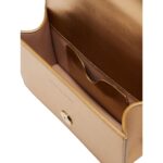 ALEXANDER MCQUEEN WOMENS THE MINI JEWELLED SATCHEL IN GOLD