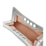 ALEXANDER MCQUEEN WOMENS THE PEAK BAG MINI IN SILVER