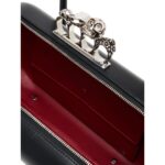 ALEXANDER MCQUEEN WOMENS THE REVERSE CLUTCH IN BLACK