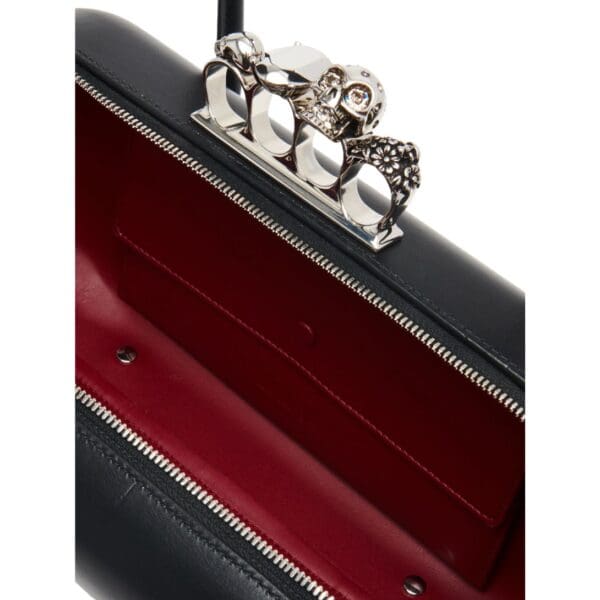 ALEXANDER MCQUEEN WOMENS THE REVERSE CLUTCH IN BLACK
