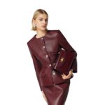 VERSACE CROC-EFFECT MEDUSA '95 HANDBAG