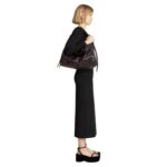 PROENZA LARGE DRAWSTRING SHOULDER BAG BLACK