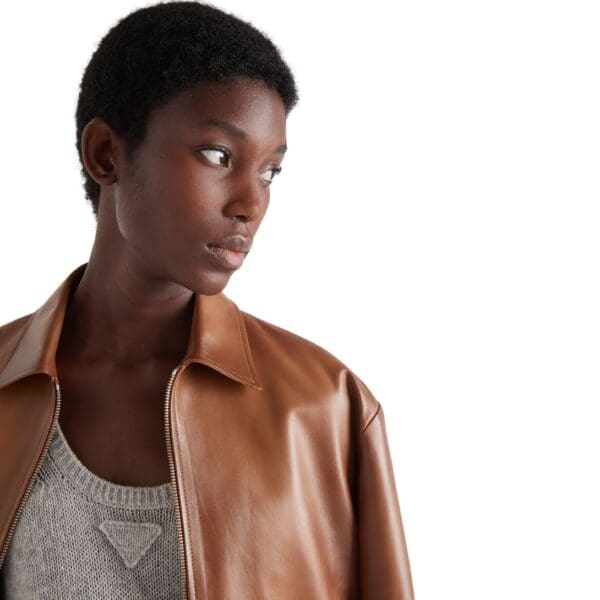 PRADA NAPPA LEATHER JACKET