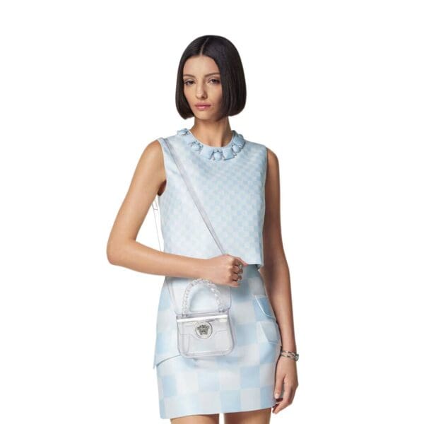 VERSACE LA MEDUSA TRANSPARENT MINI BAG