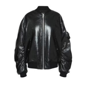 PRADA OVERSIZED NAPPAN LEATHER BOMBER JACKET