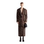 PRADA PRINTED SHEEPSKIN COAT