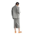 PRADA SINGLE BREASTED NAPPA LEATHER JACKET