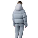 mackage tessy-k medium down jacket with cashmere blend shell