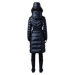 MACKAGE CORALIA LIGHT DOWN COAT WITH HOOD AND SASH BELT