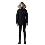 MACKAGE JENI 2-IN-1 DOWN PARKA WITH REMOVABLE BIB AND NATURAL FUR