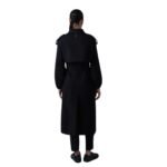 MACKAGE CEYLA DOUBLE-FACE WOOL COAT WITH SASH BELT