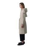 MACKAGE MEKELLE LONG RECYCLED TECHNICAL RAIN COAT