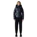 MACKAGE MADALYN LUSTROUS LIGHT DOWN JACKET WITH HOOD FOR LADIES