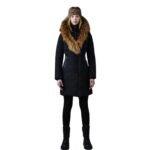 MACKAGE KAY DOWN COAT WITH NATURAL FUR SIGNATURE MACKAGE COLLAR