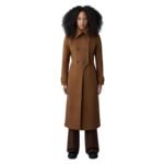 MACKAGE ELODIE DOUBLE FACE WOOL TAILORED COAT