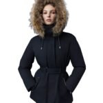 MACKAGE JENI-FZ 2-IN-1 DOWN PARKA WITH REMOVABLE BIB & FUR TRIM