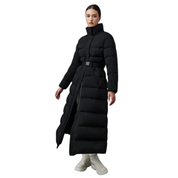 MACKAGE CALINA-CITY STRETCH LIGHT DOWN MAXI COAT