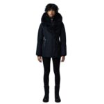 MACKAGE ADALI DOWN COAT WITH SHEEPSKIN SIGNATURE MACKAGE COLLAR