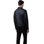 mackage lincoln leather jacket with horn buttons