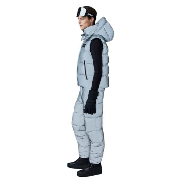 MACKAGE HUGH-RF DOWN VEST WITH REMOVABLE HOOD AND REFLECTIVE SHELL